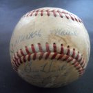 1955 NY Yankees Team Signed Baseball Mantle Berra Ford Rizzuto PSA Authenticated