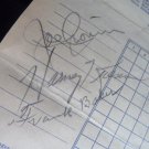 Frank Homerun Baker RARE PSA DNA Authentic 1956 HOF Signed Score Card Cronin