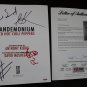 RED HOT CHILI PEPPERS Multi Signed Book AUTO Kiedis FLEA Klinghoffer PSA/DNA LOA