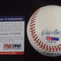CHRIS YOUNG PADRES METS PSA AUTHENTICATED SIGNED MLB BASEBALL