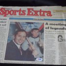 Sadaharu Oh Hand Signed Sports Newspaper Japan HR Champ PSA AUTHENTICATED