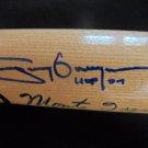 Tony Gwynn Signed HOF Bat w/6 HOF Sigs Signed Autographed GAI Authenticated