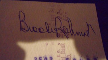 BROOKS ROBINSON Signed Check Auto Baltimore Orioles PSA /DNA Certified Autograph