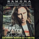 JOHN WAITE SIGNED CONCERT POSTER BABYS PSA JSA GUARANTEE FOR LIFE