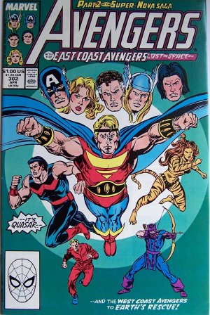 The Avengers Comic Book - No. 302 - April 1989