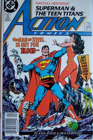 Action Comics Comic Book - No. 584 - January 1987