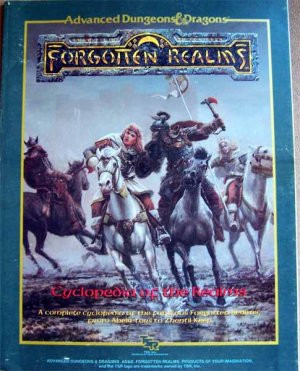 Advanced Dungeons and Dragons Forgotten Realms Cyclopedia of the Realms Softcover Book