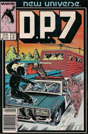 D.P.7 Comic Book - Volume 1 No. 3 - January 1987