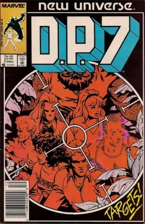 D.P.7 Comic Book - Volume 1 No. 2 - December 1986