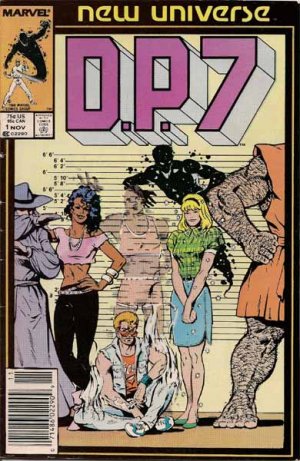 D.P.7 Comic Book - Volume 1 No. 1 - November 1986