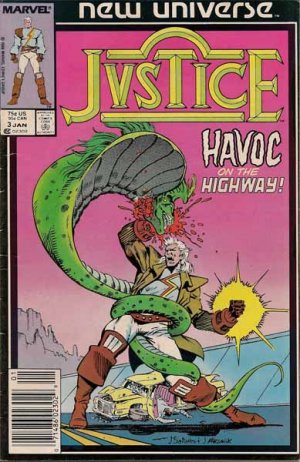 Justice Comic Book - Volume 1 No. 3 - January 1987