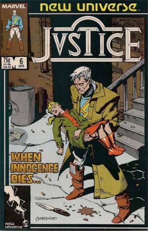 Justice Comic Book - Volume 1 No. 6 - April 1987