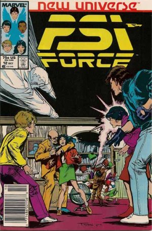 PSI Force Comic Book - Volume 1 No. 12 - October 1987