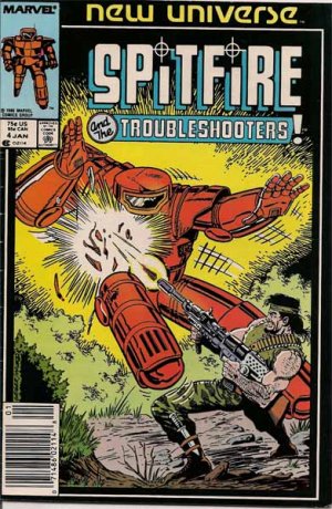 Spitfire Comic Book - Volume 1 No. 4 - January 1987
