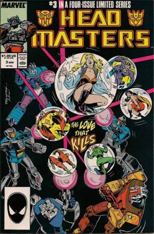 The Transformers: Headmasters Comic Book - Volume 1 No. 3 - November 1987