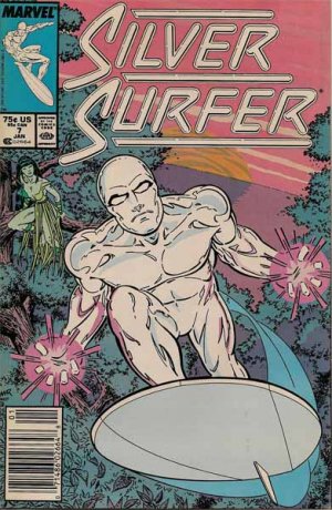 Silver Surfer Comic Book - Volume 3 No. 7 - January 1988
