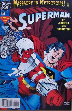 Superman Comic Book - No. 92 August 1994