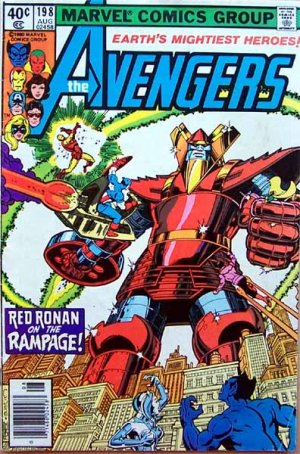 The Avengers Comic Book - No. 198 August 1980