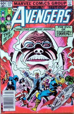 The Avengers Comic Book - No. 229 March 1983