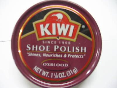 Kiwi Shoe Boot Polish Shine Leather Paste Protector 1 1/8 oz. Can ...