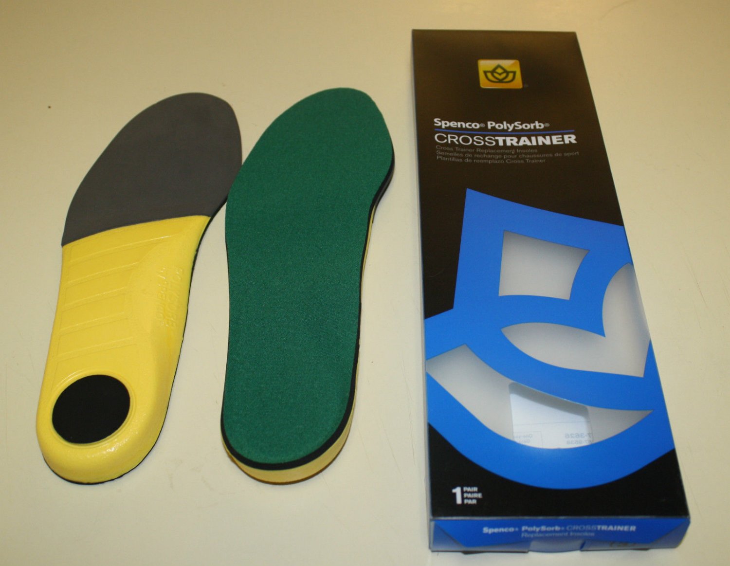 Spenco PolySorb Cross Trainer Insoles 38034 Full Cushion Inserts Men's