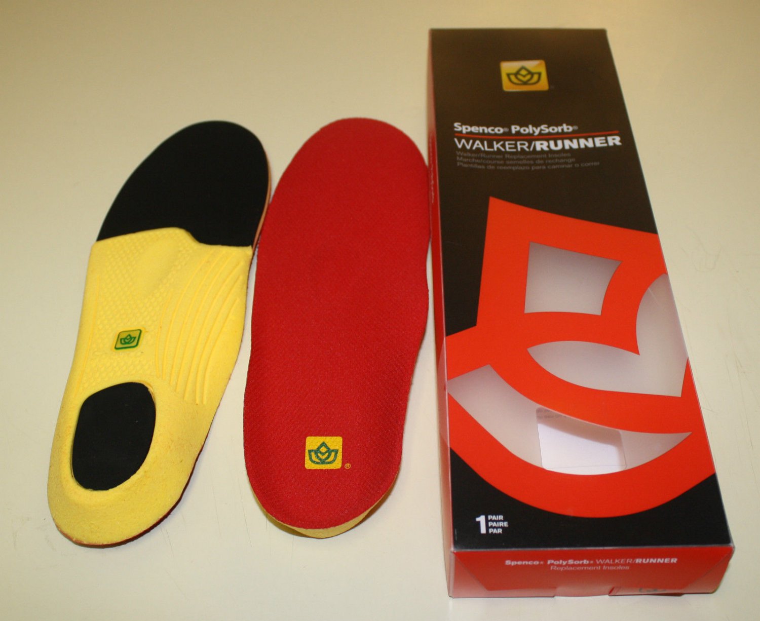 Spenco PolySorb Walker Runner Insoles Shoe Inserts Arch Support 38385