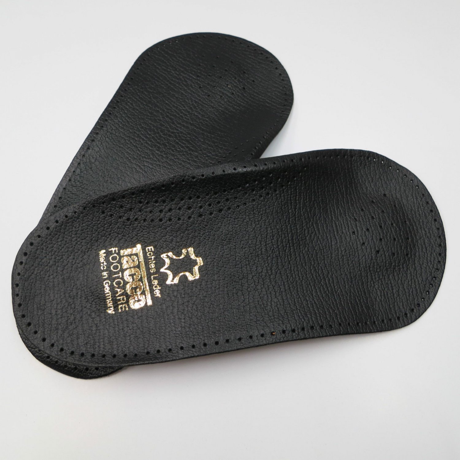 TACCO 750 3/4 Elastic Black Orthotic Arch Support Leather Shoe Insoles