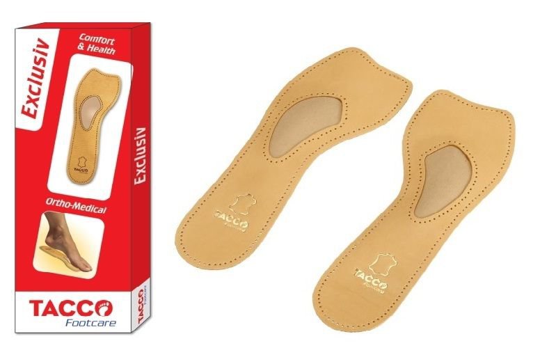 TACCO 621 Exclusiv Orthotic Arch Support Leather Shoe Insoles Inserts