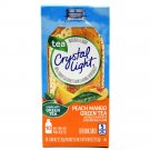 10 10-Packet Boxes Crystal Light Peach Mango Green Tea On The Go Drink Mix