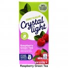 8 10-Quart Boxes Crystal Light Raspberry Green Tea Drink Mix