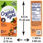 10 10-Packet Boxes Crystal Light Peach Iced Tea On The Go Drink Mix