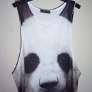 Panda Lovely Big Bear Animal Design MEN Tank Top T-Shirt Singlet Size: L