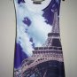 Eiffel Tower Paris France Design MEN Tank Top T-Shirt Singlet Size: M