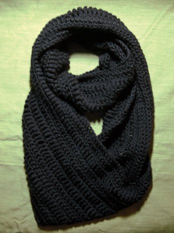 Black Infinity Scarf