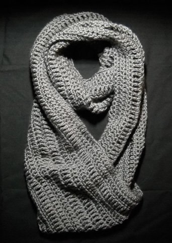 Gray Infinity Scarf