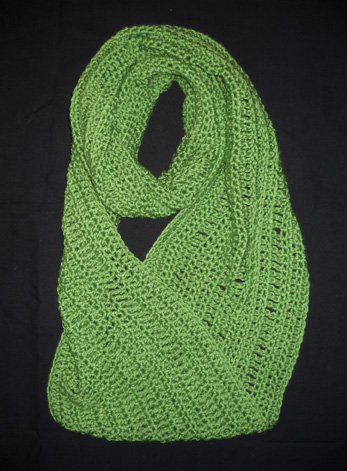 Lime Green Infinity Scarf