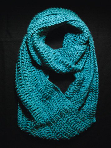 Ocean Blue Infinity Scarf