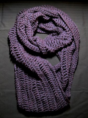 Purple Infinity Scarf