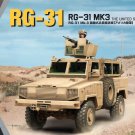 Kinetic 1/35 RG-31 MK3 US ARMY #KI-K61012