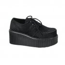 SiZE 8 Demonia Platform Faux Fur Creeper Shoe