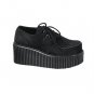 SiZE 8 Demonia Platform Faux Fur Creeper Shoe