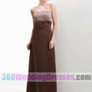 A-Line Sweetheart Empire Waist Long Satin Elegant Bridesmaid Dresses