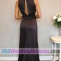 Sheath V-Neck Natural Waist Tank Satin Chocolate Bridesmaid Dresses