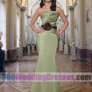 Mermaid Strapless Natural Waist Long Satin Elegant Bridesmaid Dresses