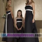 A-Line Strapless Empire Waist Spaghetti Straps Satin Elegant Bridesmaid Dresses