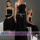 Sheath Sweetheart Dropped Waist Spaghetti Straps Chiffon Bridesmaid Dresses