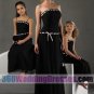 Sheath Sweetheart Dropped Waist Spaghetti Straps Chiffon Bridesmaid Dresses