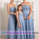 Satin Blue Bridesmaid Dresses