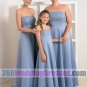 Satin Blue Bridesmaid Dresses