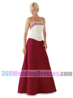 Long Satin Elegant Bridesmaid Dresses